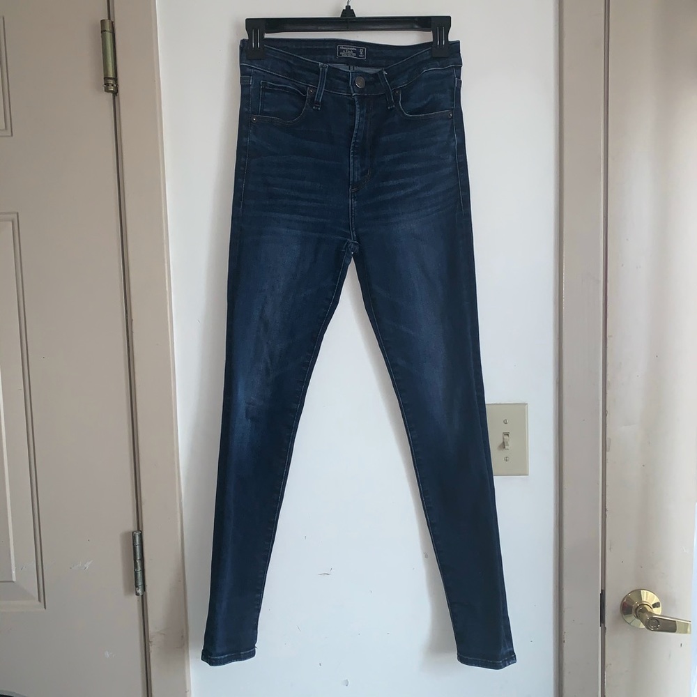 Abercrombie High Waisted Skinny Jeans